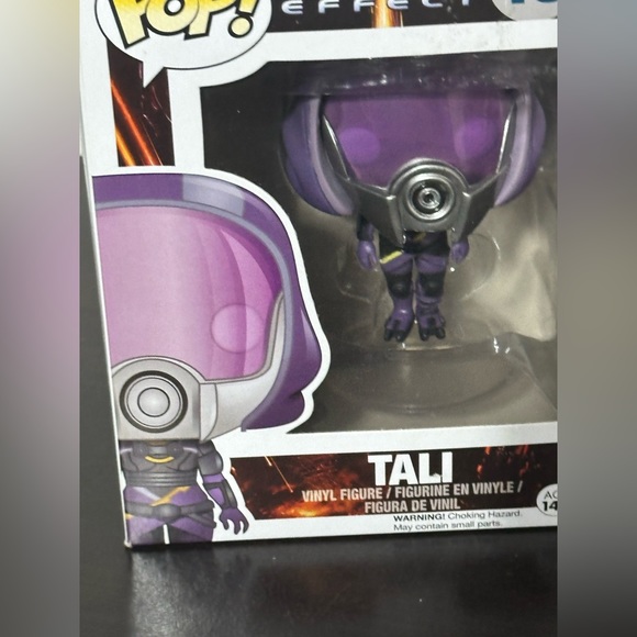 Mass effect pop funko Tali vinyl figure vaulted new in box - Picture 8 of 8